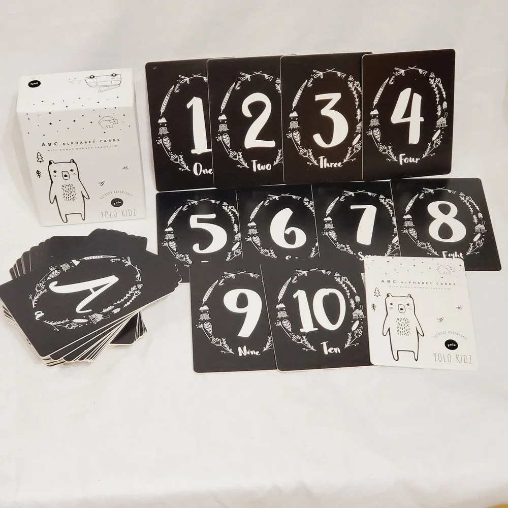 Animal Alphabet Number Cards Yolo Kids Educational Box Has Issues‎